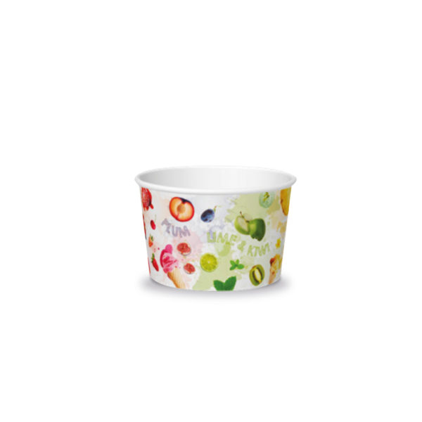 Papier Eisbecher Fruits 120cc