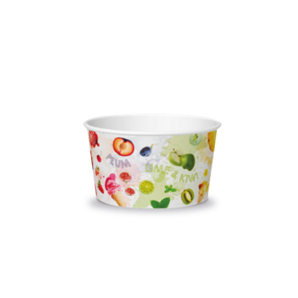 Papier Eisbecher Fruits 190cc