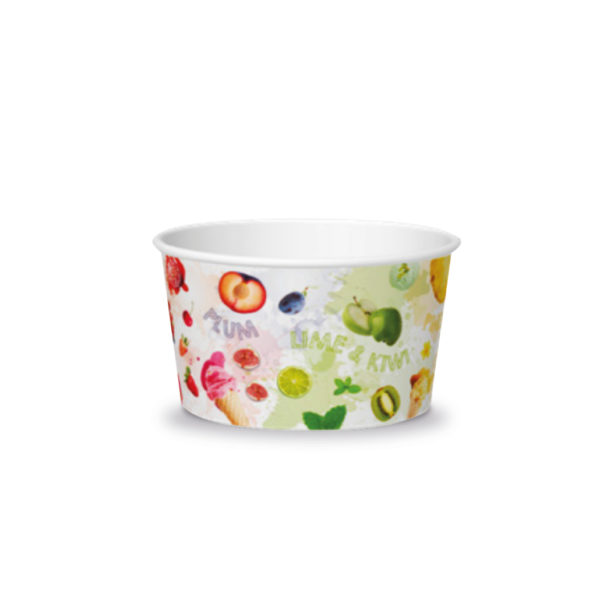 Papier Eisbecher Fruits 250cc