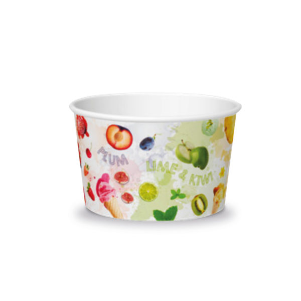 Papier Eisbecher Fruits 370cc