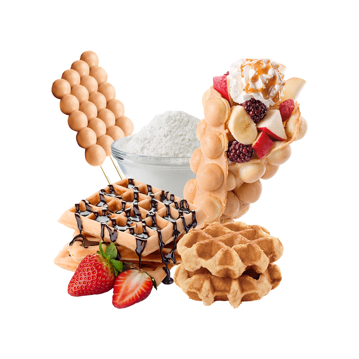 Bubble Waffel Fertigmischung - Waffelmix