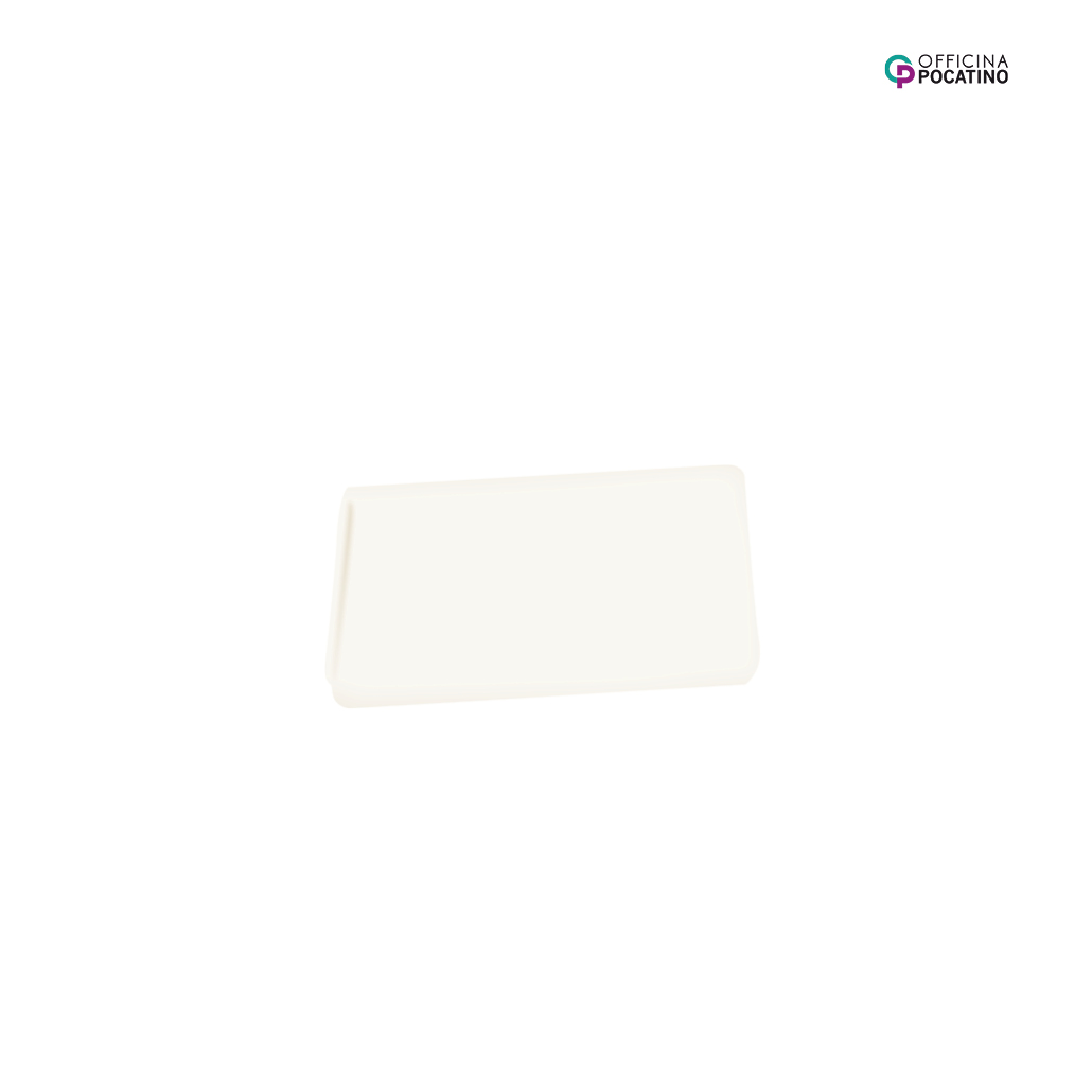 Pocatino Beutel Verschluss weiß