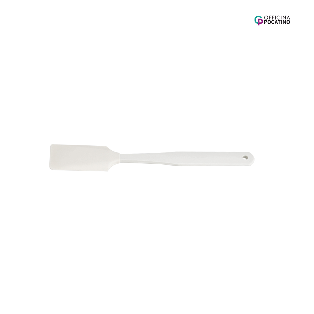Pocatino Spachtel weiß mit weichen Gummikopf Ø 35 cm