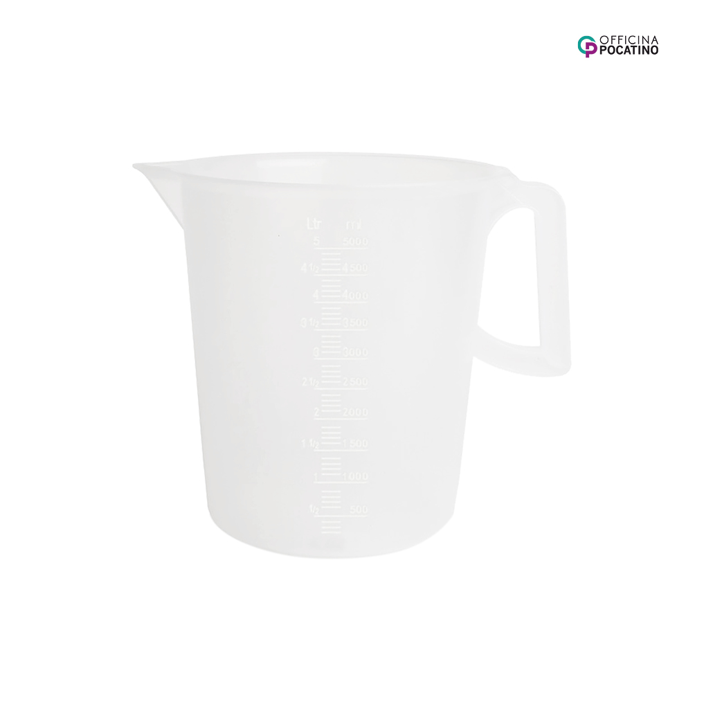 Pocatino Messbecher 5 Liter, Pocatino Messbecher 5 Liter mit Spülspitze