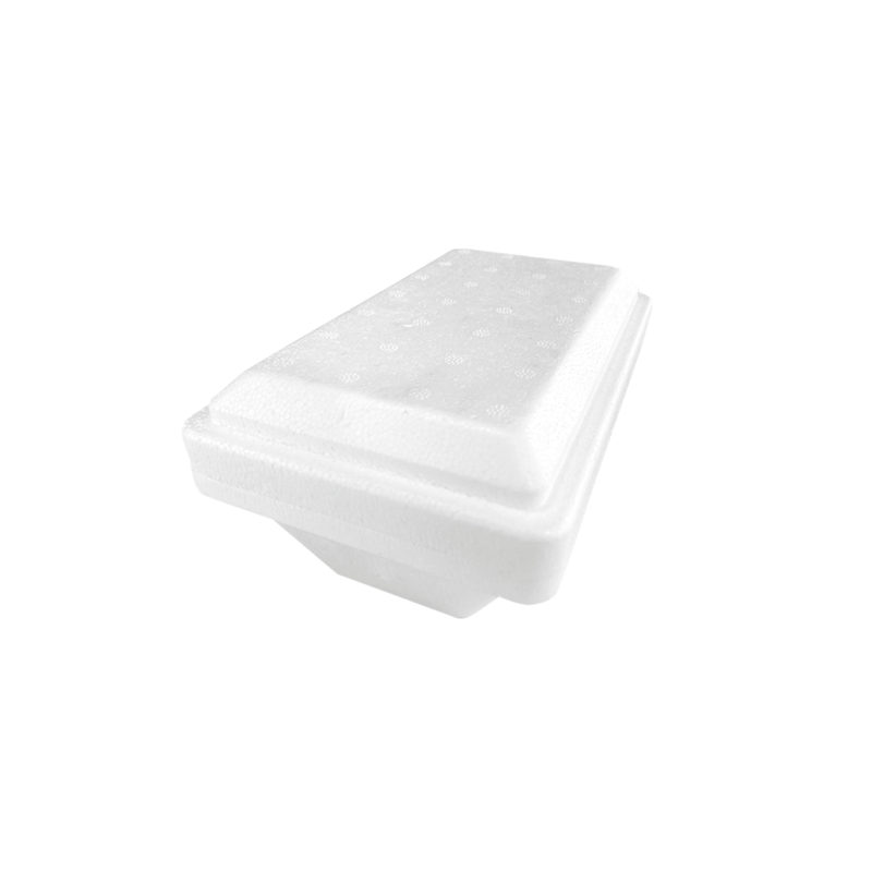 Ansicht von oben auf die Thermo Eisbox 750cc in weiß