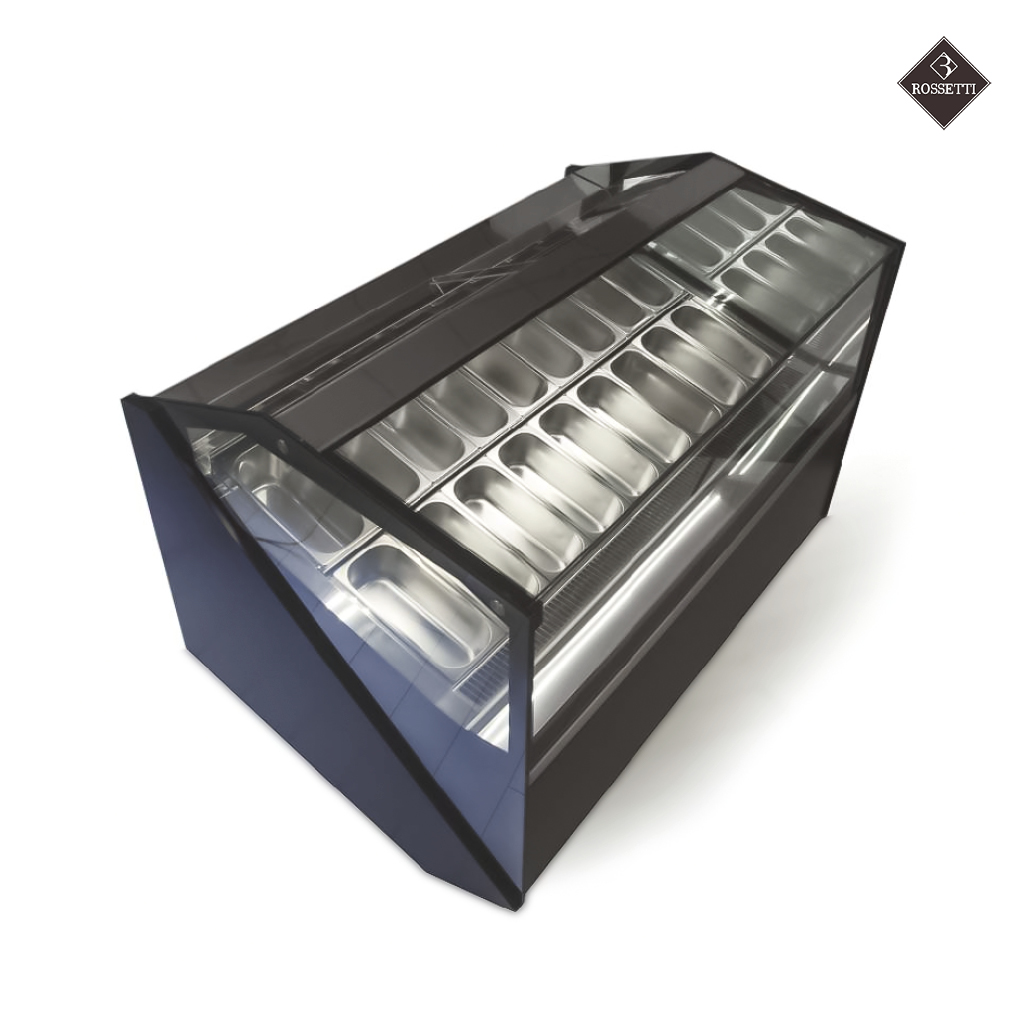 Speiseeisvitrine R10 Rossetti Foto von oben