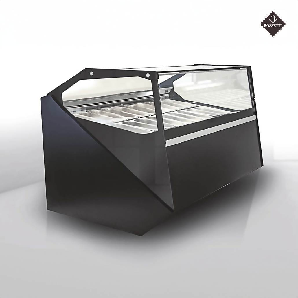 Speiseeisvitrine R10 Rossetti Foto von der Seite