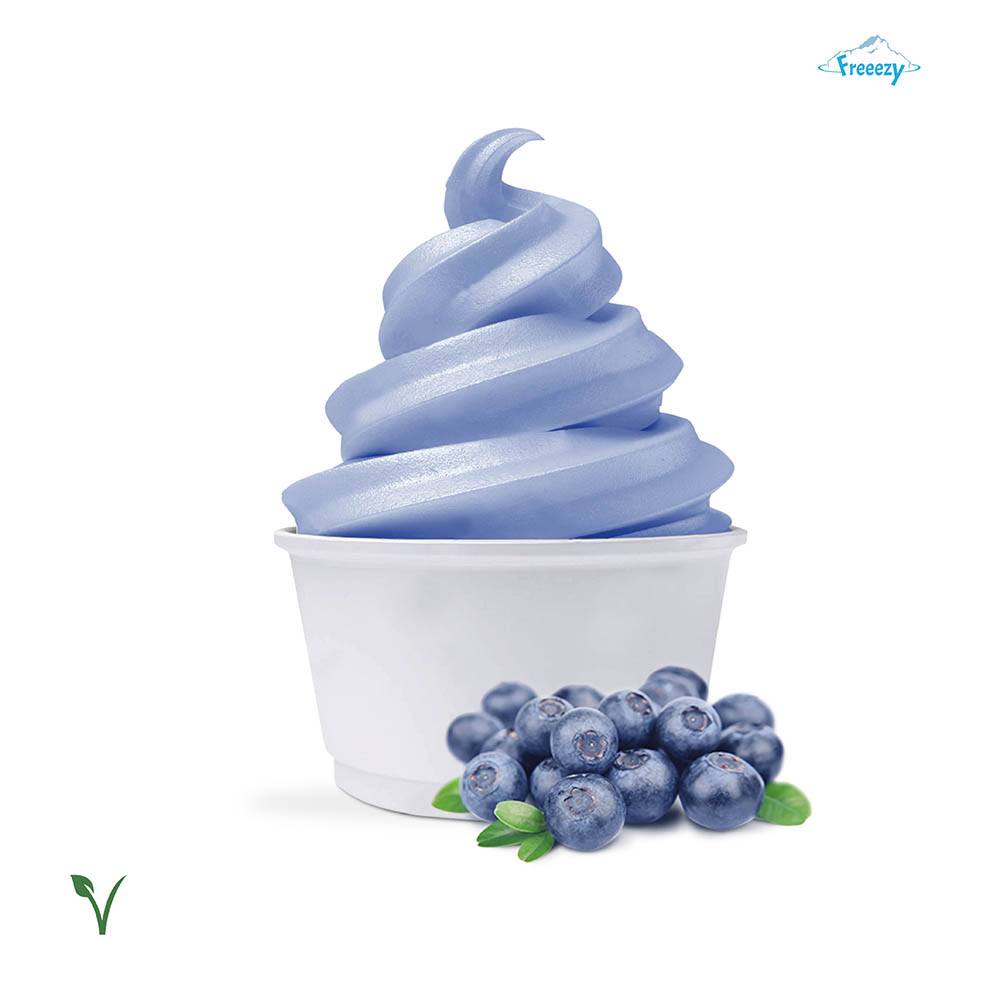 Freeezy Softeispulver Blaubeere 100% Vegan