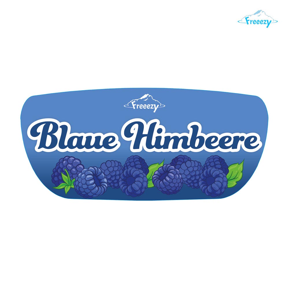 Freeezy Sortenschild Slush Blaue Himbeere