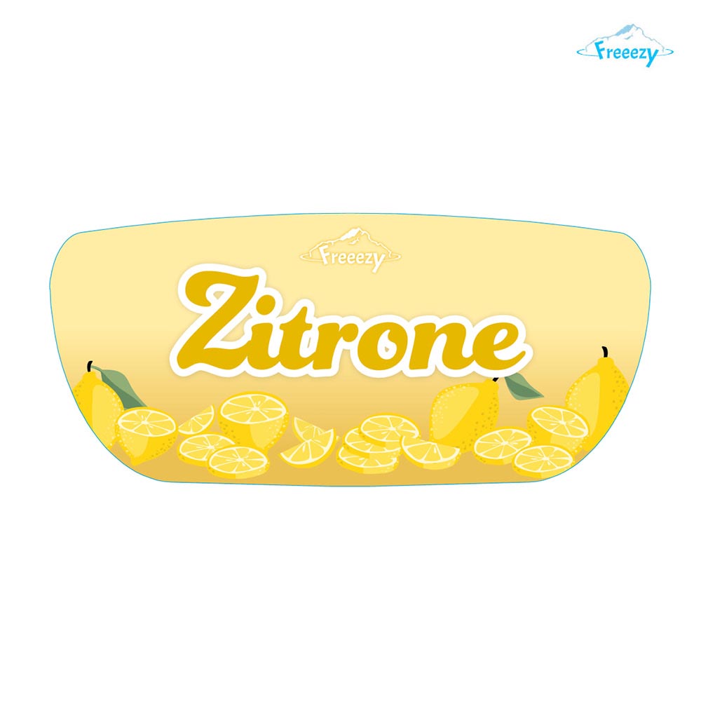 Freeezy Sortenschild Slush Zitrone